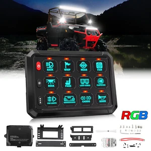RGB 12 Gang Switch Panel LED Light for Polaris Ranger XP 1000 900 800 570 500 - Picture 1 of 10