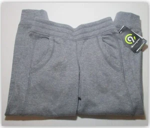 Champion  C9 girls XS 4-5 Ebony Heather Tech Fleece Pants Elastic Waist Pockets - Picture 1 of 2