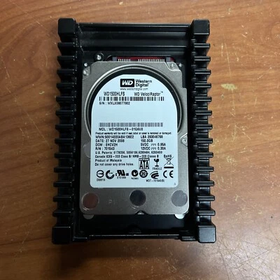 Western Digital VelociRaptor WD1500HLFS 3.5 150GB 10K SATA Hard Drive - Image 1 of 4