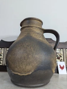 Rustic Stoneware Jug Vase Large Unusual Hand Made FREE Postage Available  - Picture 1 of 23