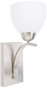 13051STN-C20601 6-Inch by 13-3/4-Inch by 8-Inch North Bay 1-Light Wall/Bath S... - Picture 1 of 5