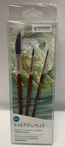 Princeton Neptune Artist Paint Brush. Synthetic Squirrel 3pc Set - Picture 1 of 1