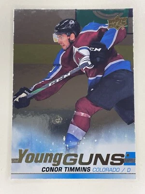 🍁 Connor Timmins 2019-20 Upper Deck Young Guns Silver Foil #203 Toronto - Image 1 of 2