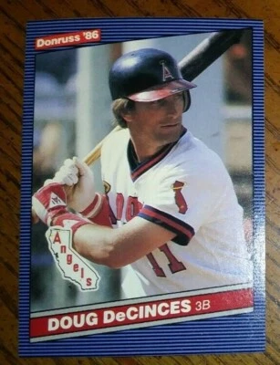 1986 - Leaf - Donruss '86 - Doug DeCinces - Card # 57 - Image 1 of 2