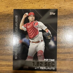 J.T. Realmuto SIGNIFICANT STATISTICS BLACK /299 - 2023 Topps Series 2 - Phillies - Picture 1 of 3
