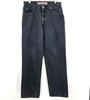 Pantalones de mezclilla holgados vintage azul ancla pierna ancha para hombre 34x34 azul marino Foto 1 de 4