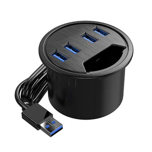 ORICO DESK-4U 5gbps USB Hub High Speed Multi-usb 3.0 Ports Desk Mount Adapter B - Zdjęcie 1 z 4