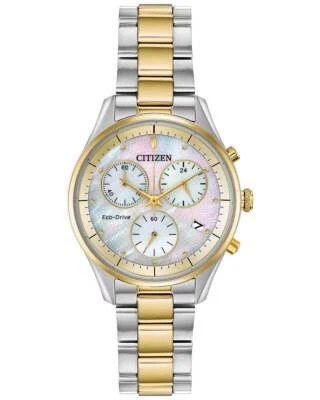 Reloj Citizen Chandler FB1444-56D para dama 32 mm esfera blanca precio de venta sugerido por el fabricante 350 USD Foto 1 de 3