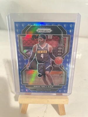 Prizm Paul Millsap 2021-22 75 aniversario azul Prizm #46 Brooklyn Nets/76ers Foto 1 de 2