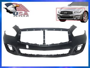 For 2015-2019 Infiniti Q70 Q70L Front Bumper Cover 620224AM0H - Picture 1 of 8