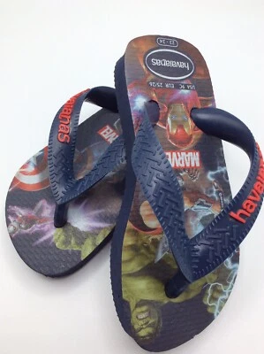 Chanclas Havaianas Marvel niños pequeños EE. UU. 9C Hulk, Iron Man Foto 1 de 4