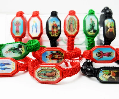 10 Guadalupe божественный Иисус браслет Favors Recuerdos Pulseras Santos смесь святых - Изображение 1 из 4
