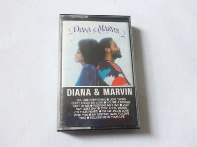 DIANA (ROSS) & MARVIN GAYE ~ S/T ~ ORIGINAL TAMLA MOTOWN SOUL CASSETTE TAPE - Image 1 of 4