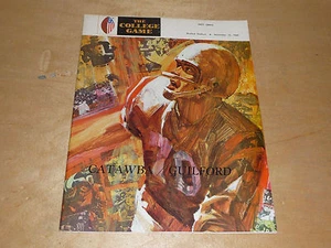 1969 GUILFORD (NC) at CATAWBA (NC)  COLLEGE FOOTBALL PROGRAM EX-MINT - Picture 1 of 1