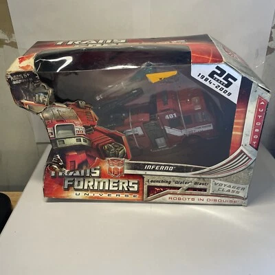 TRANSFORMERS Universe 25th Voyager Class Inferno Autobot New - Image 1 of 4
