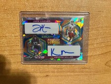 2023 Leaf Vivid - Jake Haener / Kendre Miller - Silver Crystal Dual Auto 2/9