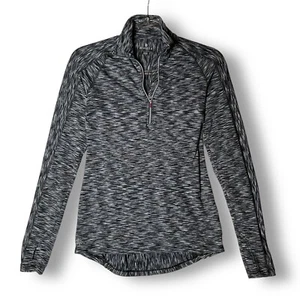 Maglione Athleta Mendoza XXS 1/4 Zip Activewear Grigio Tempo Libero Palestra Corsa - Foto 1 di 14