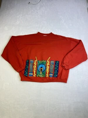 Gráfico de remo esportivo vintage 1991 Coca-Cola masculino tamanho grande vermelho - Imagem 1 de 4