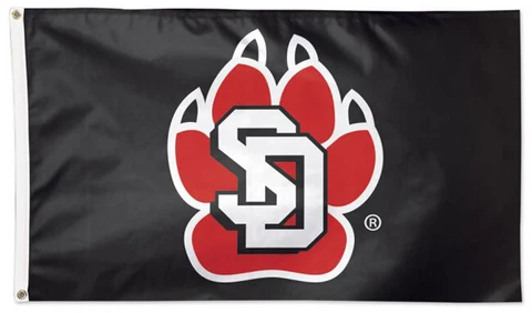 University of SOUTH DAKOTA COYOTES Official NCAA 3'x5' DELUXE TEAM FLAG Cover