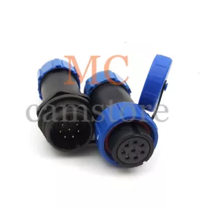 SP21 8Pin Waterproof Electrical Cable Wire Connector,Circular Connector 5A 500V - Picture 1 of 7