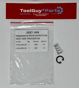 Trigger Spring Kit replacement fits Ingersoll Rand models IR2135, IR2131 - Picture 1 of 3