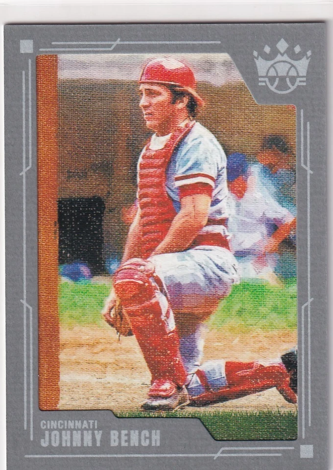 Diamond Kings 2022 marco gris Johnny Bench Cincinnati Reds MLB béisbol JC-1282 Foto 1 de 1