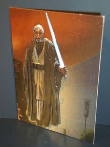 1996-Star Wars, "Finest"- "Foil-Embossed" - Subset Chase Card - F-3 - Obi-Wan. - Picture 1 of 3