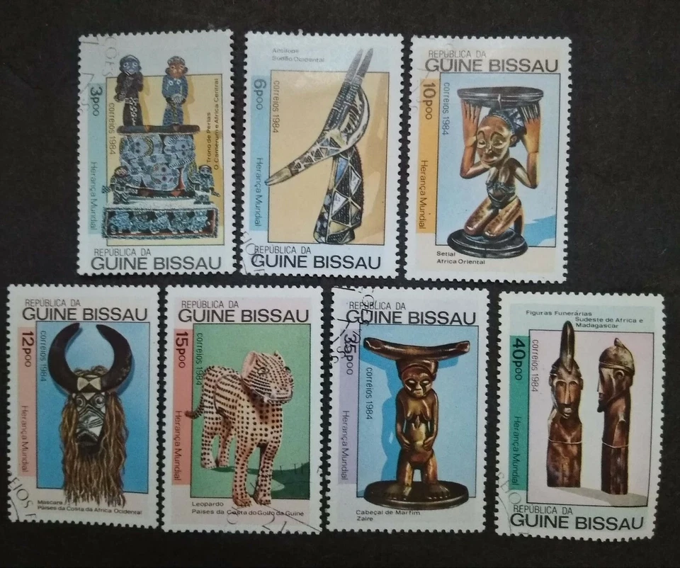 Guine-Bissau 1984 World Heritage - 7v Used - Image 1 of 1