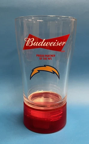 Budweiser San Diego Chargers Touchdown Lightup Glass Cover