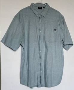 Camisa de bolsillo con botones manga corta VANS para hombre XXL azul claro 045 - Imagen 1 de 12
