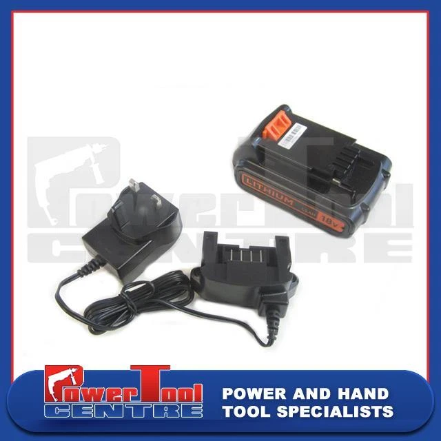 Black & Decker Lithium Ion Charger & BL1518 Battery GTC650L GTC1850L GWC1800L
