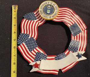 AIR FORCE PLAQUE/WREATH DOOR/WALL HANGING-NEW - Picture 1 of 4