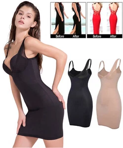 Full Slip Shaper for Women Under Dress Slimming Tummy Control Body Shaper Corset - Picture 1 of 24