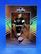 AUTOGRAPH AUTO Alexei Zhitnik L.A. Kings 1994-95 Leaf Limited #111