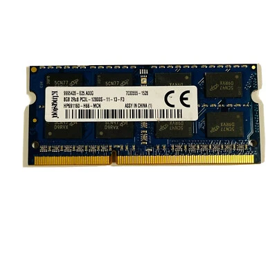 Kingston 8GB 2Rx8 PC3L-12800S SO-DIMM 1600MHz Memory RAM HP691160-H66-MCN NT* - Image 1 of 4