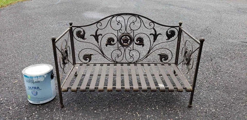 Antique Iron Doll Bed Cover