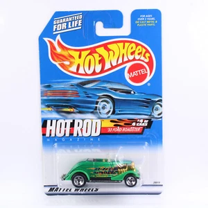 Hot Wheels 2000 - COLECCIONISTA DE TARJETAS AZULES - FORD ROADSTER '33 - REVISTA HOT ROD - Imagen 1 de 2
