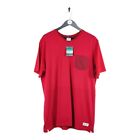 Nike England Football Shirt Mens Extra Large Red  Short Sleeve Pocket