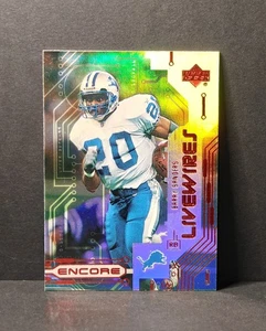1999 Upper Deck Encore Live Wires BARRY SANDERS #L5 Detroit Lions HOF - Picture 1 of 2