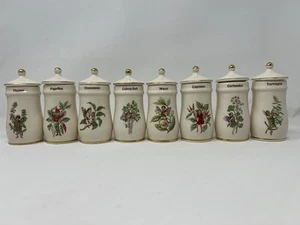 Set Of 8 The Flower Fairy Spice Jars A Collection of 25 1989 Unused - Picture 1 of 11