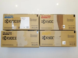 Zestaw tonerów Kyocera TK-5270 (K/C/M/Y) • oryginalny Kyocera • nowy - Zdjęcie 1 z 1