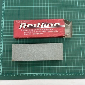 5760007 Redline Sharpening Stone 240 150 Aluminium Oxide 6" 150mm 25 50 Vintage - Picture 1 of 8
