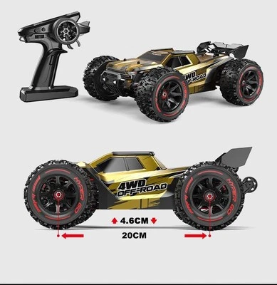 MJX Hyper GO Schwarz, Gold Brushless 1:14 RC Modellauto Elektro Truggy - Bild 1 von 4