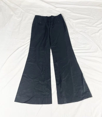 Pantalones Bebé para mujer negros bootcut hechos en EE. UU. talla 2 Foto 1 de 4