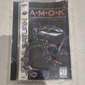 Sega Saturn Amok Sealed New!!