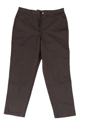 NOS Women's Lee Riders Chinos Chocolate  Brown Pants Eased Size 16 M 100% Cotton - Image 1 of 4