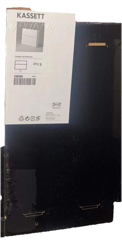 IKEA Kassett Design Jon Karlsson File Box - 801.682.55 Black - Image 1 of 2