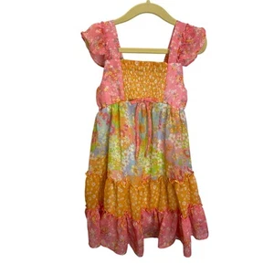 Jona MichelleGirls 4T Dress Tiered Rainbow Prairie Fairy Princess Flowy - Picture 1 of 4