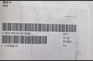 Simatic-Speicher karte versiegelt neu SIEMENS 6ES7954-8LC04-0AA0 - Bild 1 von 1