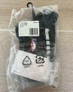 Calcetines Nike NBA Authentics Power Grip Elite Cuarto Talla XXL 15-18 Negro Blanco - Imagen 1 de 3
